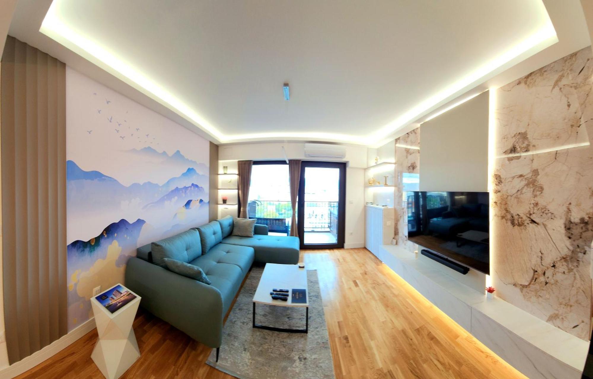 Diamond Residences 10Th Fl. Lux Apt. W/ City View Skopje Buitenkant foto