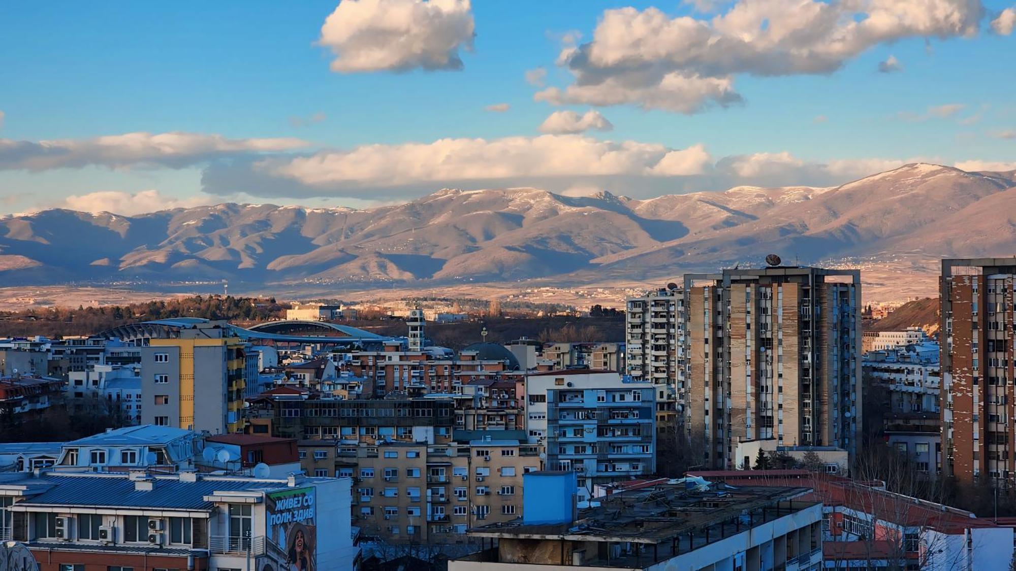 Diamond Residences 10Th Fl. Lux Apt. W/ City View Skopje Buitenkant foto