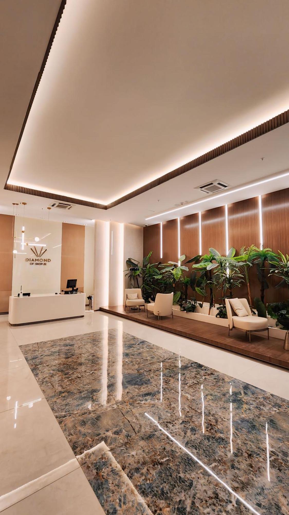 Diamond Residences 10Th Fl. Lux Apt. W/ City View Skopje Buitenkant foto