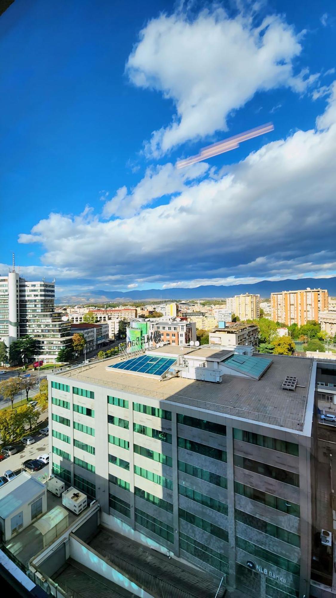 Diamond Residences 10Th Fl. Lux Apt. W/ City View Skopje Buitenkant foto