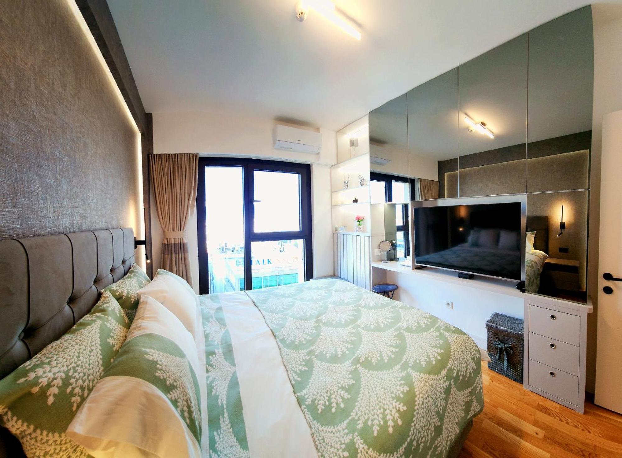 Diamond Residences 10Th Fl. Lux Apt. W/ City View Skopje Buitenkant foto