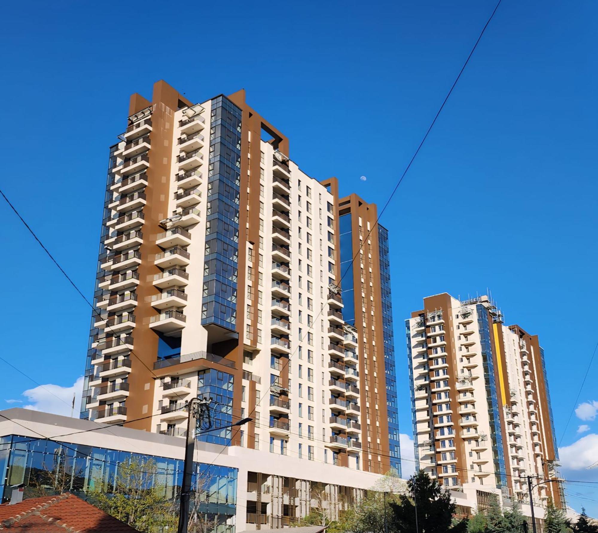 Diamond Residences 10Th Fl. Lux Apt. W/ City View Skopje Buitenkant foto