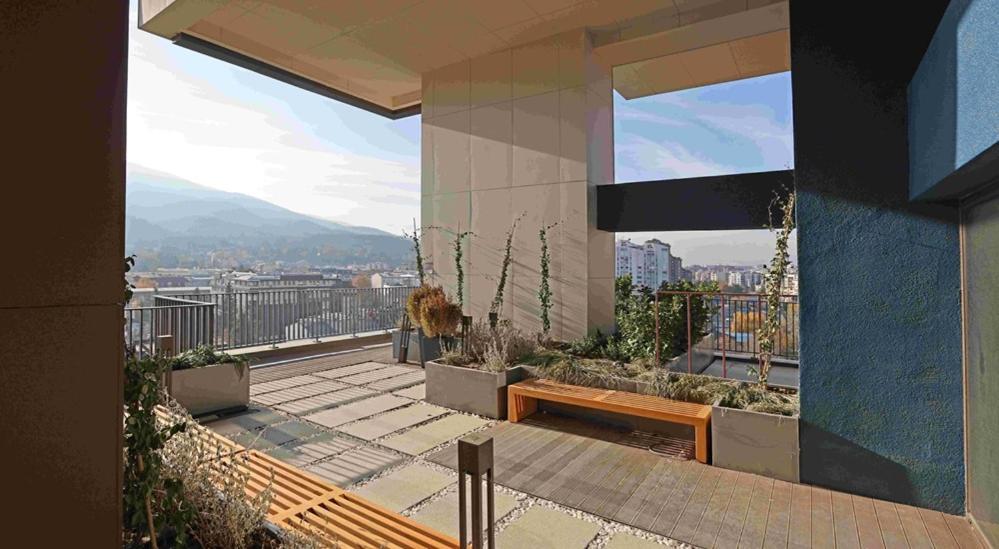 Diamond Residences 10Th Fl. Lux Apt. W/ City View Skopje Buitenkant foto